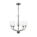 Generation Lighting Canada - Five Light Chandelier - Windom - Bronze- Union Lighting Luminaires Decor