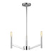 Visual Comfort Studio Canada - Three Light Chandelier - Vector - Chrome- Union Lighting Luminaires Decor