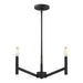 Visual Comfort Studio Canada - Three Light Chandelier - Vector - Midnight Black- Union Lighting Luminaires Decor