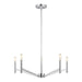Visual Comfort Studio Canada - Five Light Chandelier - Vector - Chrome- Union Lighting Luminaires Decor