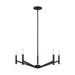 Visual Comfort Studio Canada - Five Light Chandelier - Vector - Midnight Black- Union Lighting Luminaires Decor