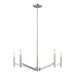 Visual Comfort Studio Canada - Five Light Chandelier - Vector - Brushed Nickel- Union Lighting Luminaires Decor