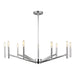 Visual Comfort Studio Canada - Nine Light Chandelier - Vector - Chrome- Union Lighting Luminaires Decor