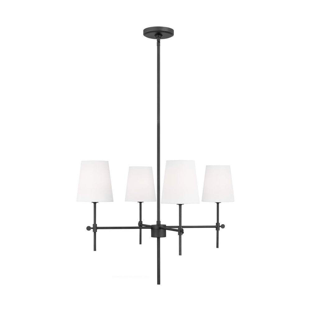 Visual Comfort Studio Canada - Four Light Chandelier - Baker - Midnight Black- Union Lighting Luminaires Decor