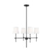 Visual Comfort Studio Canada - Four Light Chandelier - Baker - Midnight Black- Union Lighting Luminaires Decor