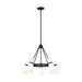 Visual Comfort Studio Canada - Five Light Chandelier - Clark - Midnight Black- Union Lighting Luminaires Decor