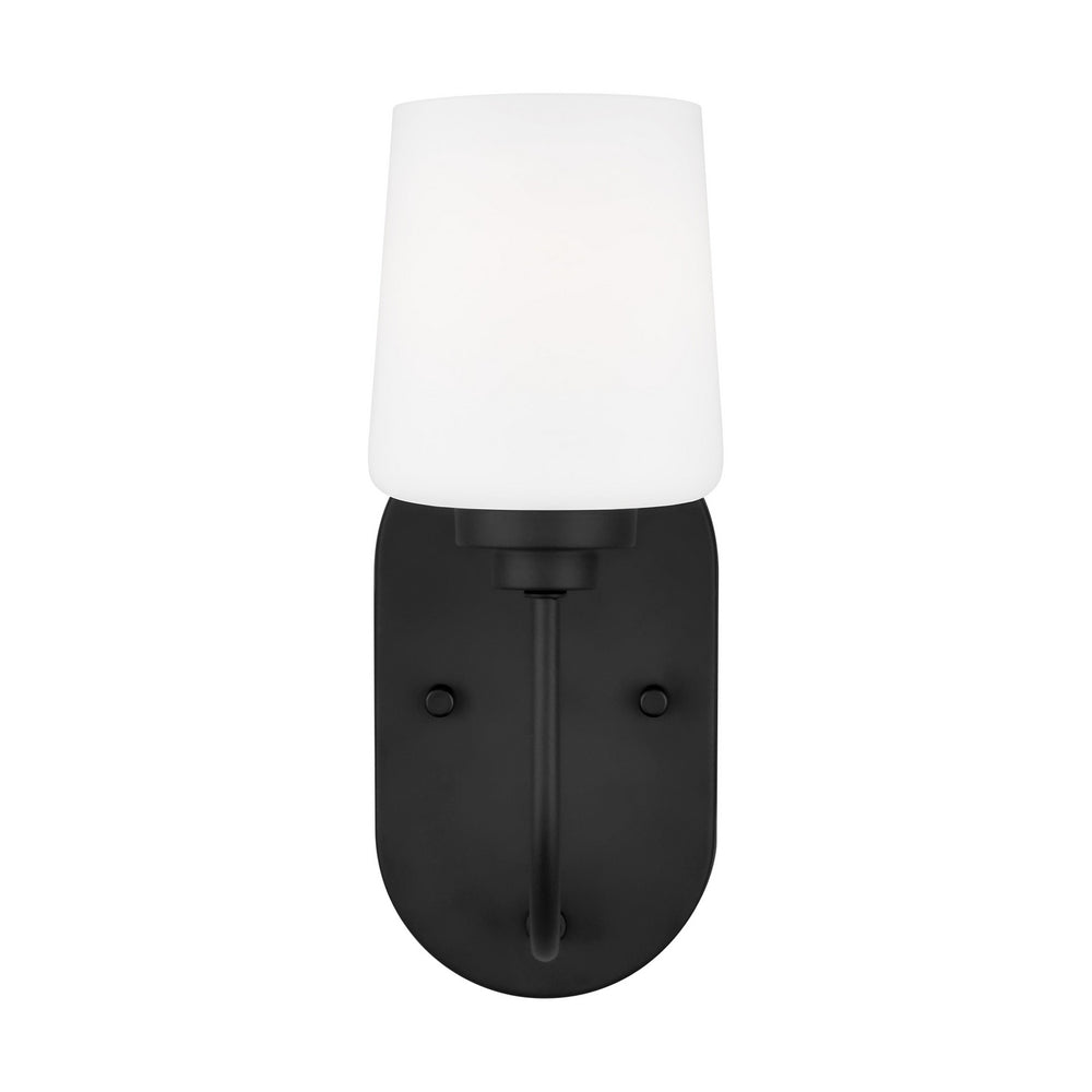 Generation Lighting Canada. - One Light Wall / Bath Sconce - Windom - Midnight Black- Union Lighting Luminaires Decor