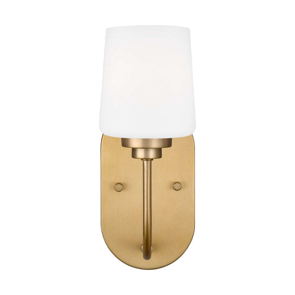 Generation Lighting Canada. - One Light Wall / Bath Sconce - Windom - Satin Brass- Union Lighting Luminaires Decor