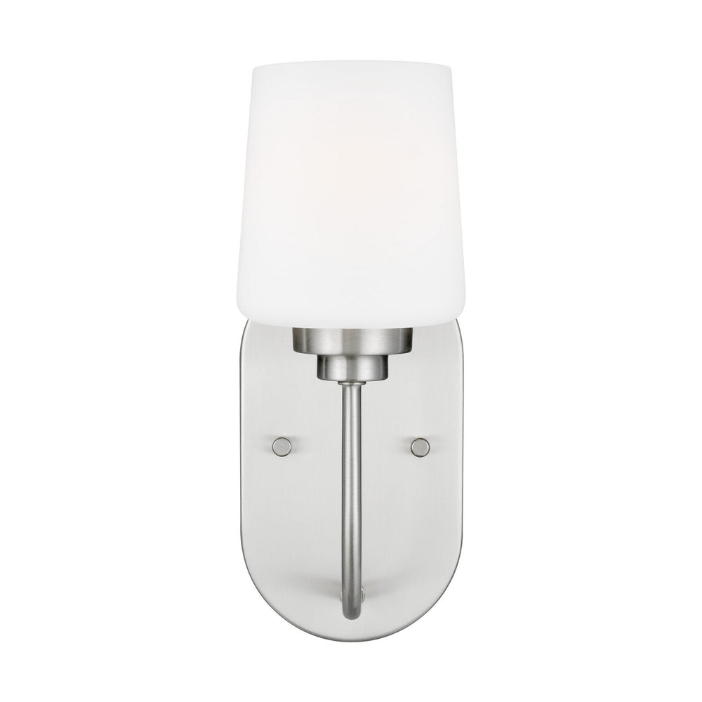 Generation Lighting Canada. - One Light Wall / Bath Sconce - Windom - Brushed Nickel- Union Lighting Luminaires Decor