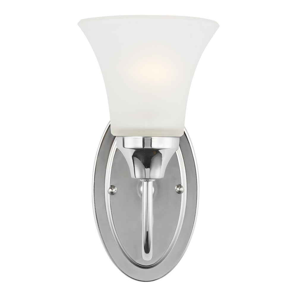 Generation Lighting Canada - One Light Wall / Bath Sconce - Holman - Chrome- Union Lighting Luminaires Decor
