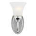 Generation Lighting Canada - One Light Wall / Bath Sconce - Holman - Chrome- Union Lighting Luminaires Decor