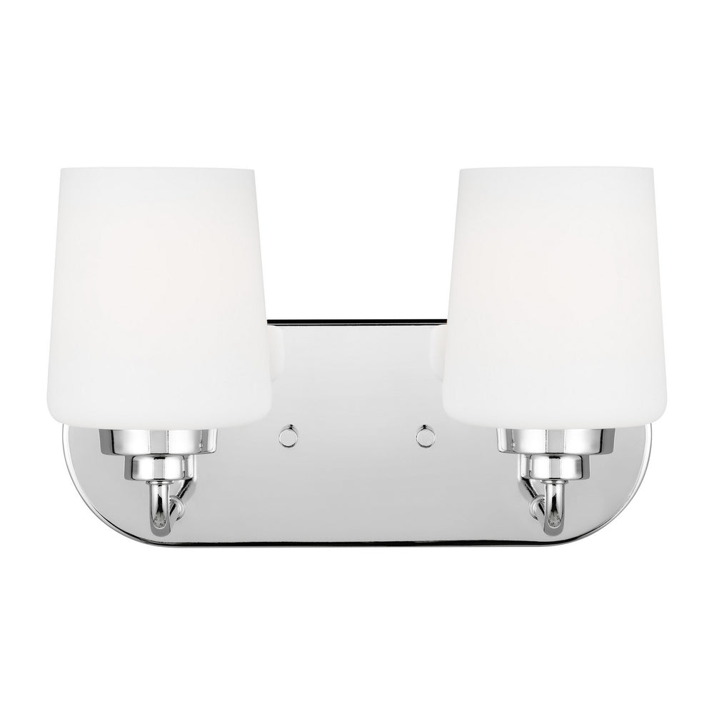Generation Lighting Canada - Two Light Wall / Bath - Windom - Chrome- Union Lighting Luminaires Decor