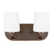 Generation Lighting Canada - Two Light Wall / Bath - Windom - Bronze- Union Lighting Luminaires Decor