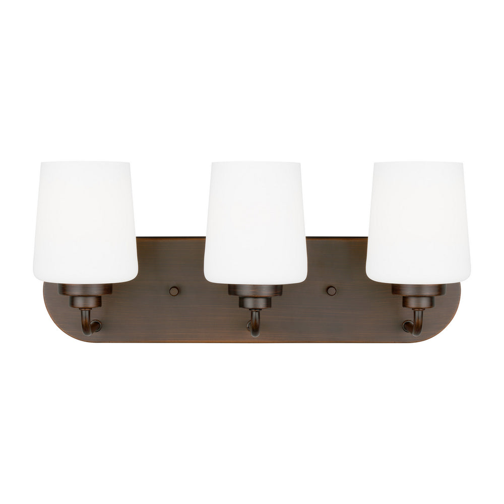 Generation Lighting Canada - Three Light Wall / Bath - Windom - Bronze- Union Lighting Luminaires Decor