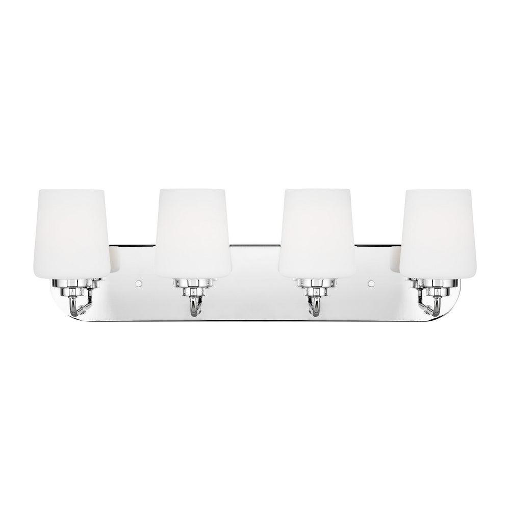 Generation Lighting Canada - Four Light Wall / Bath - Windom - Chrome- Union Lighting Luminaires Decor