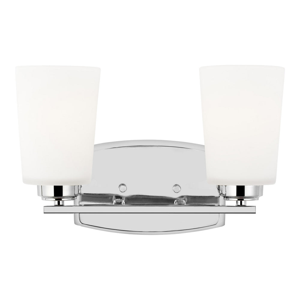 Generation Lighting Canada - Two Light Wall / Bath - Franport - Chrome- Union Lighting Luminaires Decor