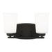 Generation Lighting Canada - Two Light Wall / Bath - Franport - Midnight Black- Union Lighting Luminaires Decor