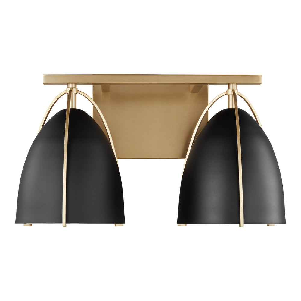 Visual Comfort Studio Canada - Two Light Wall / Bath - Norman - Satin Brass- Union Lighting Luminaires Decor