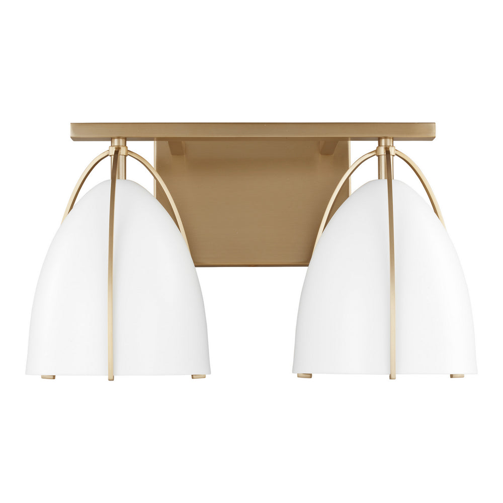 Visual Comfort Studio Canada - Two Light Wall / Bath - Norman - Satin Brass- Union Lighting Luminaires Decor