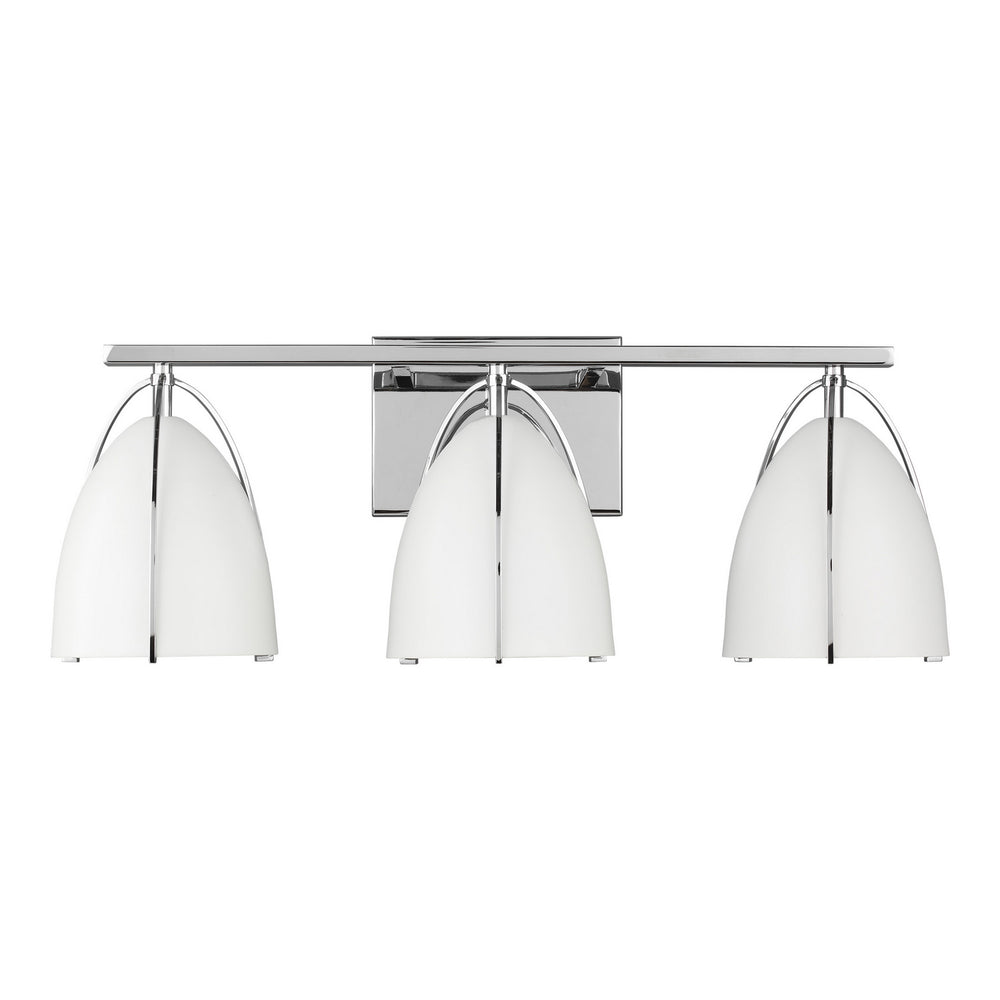 Visual Comfort Studio Canada - Three Light Wall / Bath - Norman - Chrome- Union Lighting Luminaires Decor