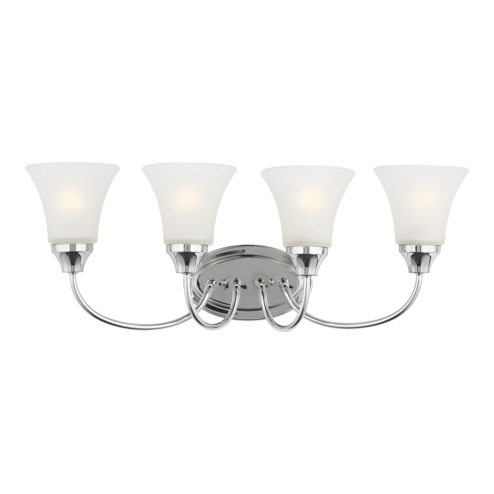 Generation Lighting Canada - Four Light Wall / Bath - Holman - Chrome- Union Lighting Luminaires Decor