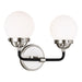 Visual Comfort Studio Canada - Two Light Wall / Bath - Cafe - Brushed Nickel- Union Lighting Luminaires Decor