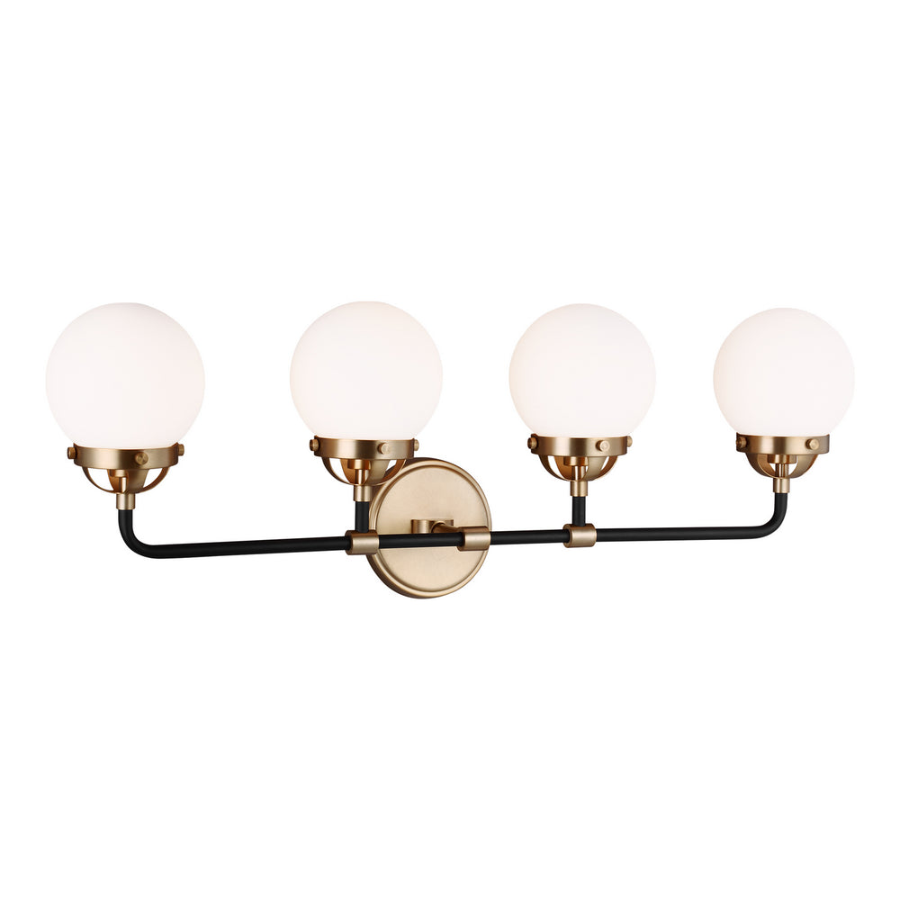 Visual Comfort Studio Canada - Four Light Wall / Bath - Cafe - Satin Brass- Union Lighting Luminaires Decor