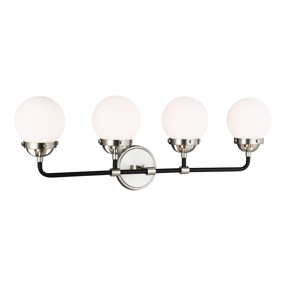 Visual Comfort Studio Canada - Four Light Wall / Bath - Cafe - Brushed Nickel- Union Lighting Luminaires Decor