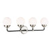 Visual Comfort Studio Canada - Four Light Wall / Bath - Cafe - Brushed Nickel- Union Lighting Luminaires Decor