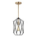 Visual Comfort Studio Canada - One Light Lantern - Zarra - Satin Brass- Union Lighting Luminaires Decor