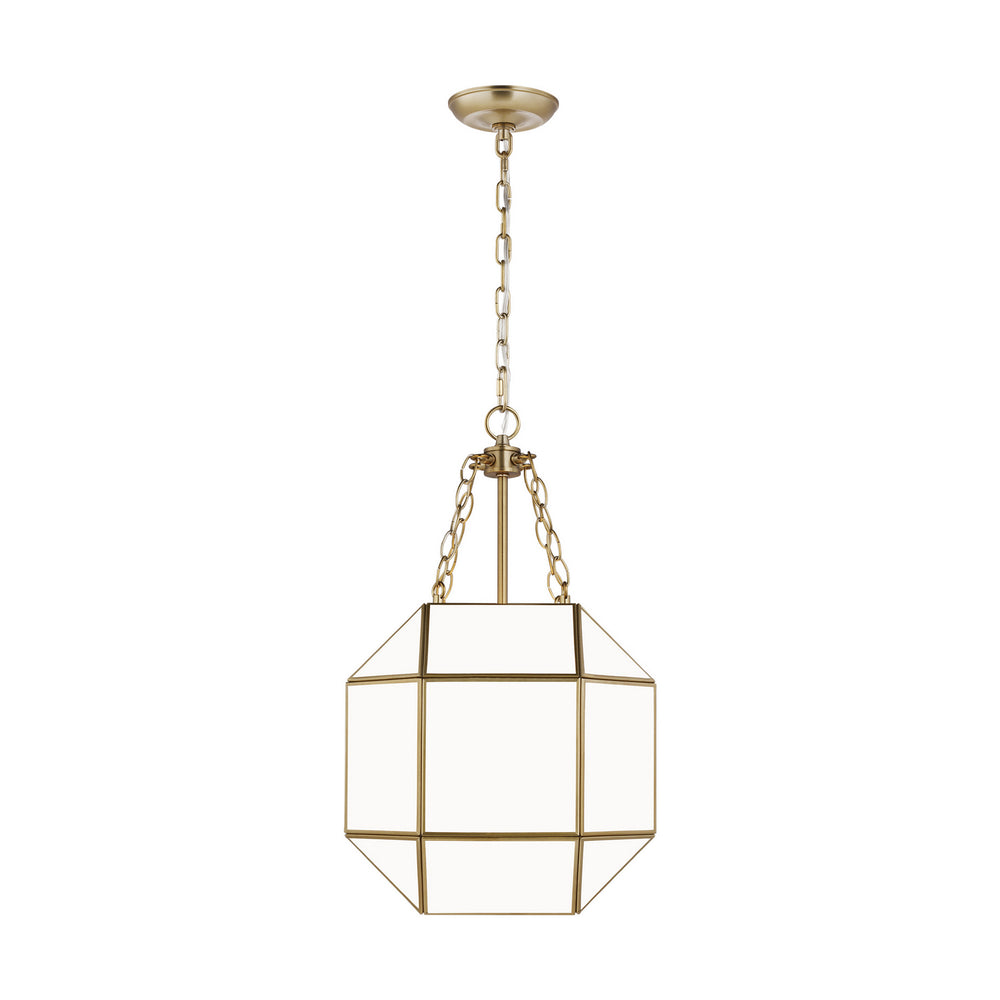Visual Comfort Studio Canada - Three Light Lantern - Morrison - Satin Brass- Union Lighting Luminaires Decor