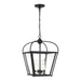 Visual Comfort Studio Canada - Four Light Foyer - Charleston - Midnight Black- Union Lighting Luminaires Decor