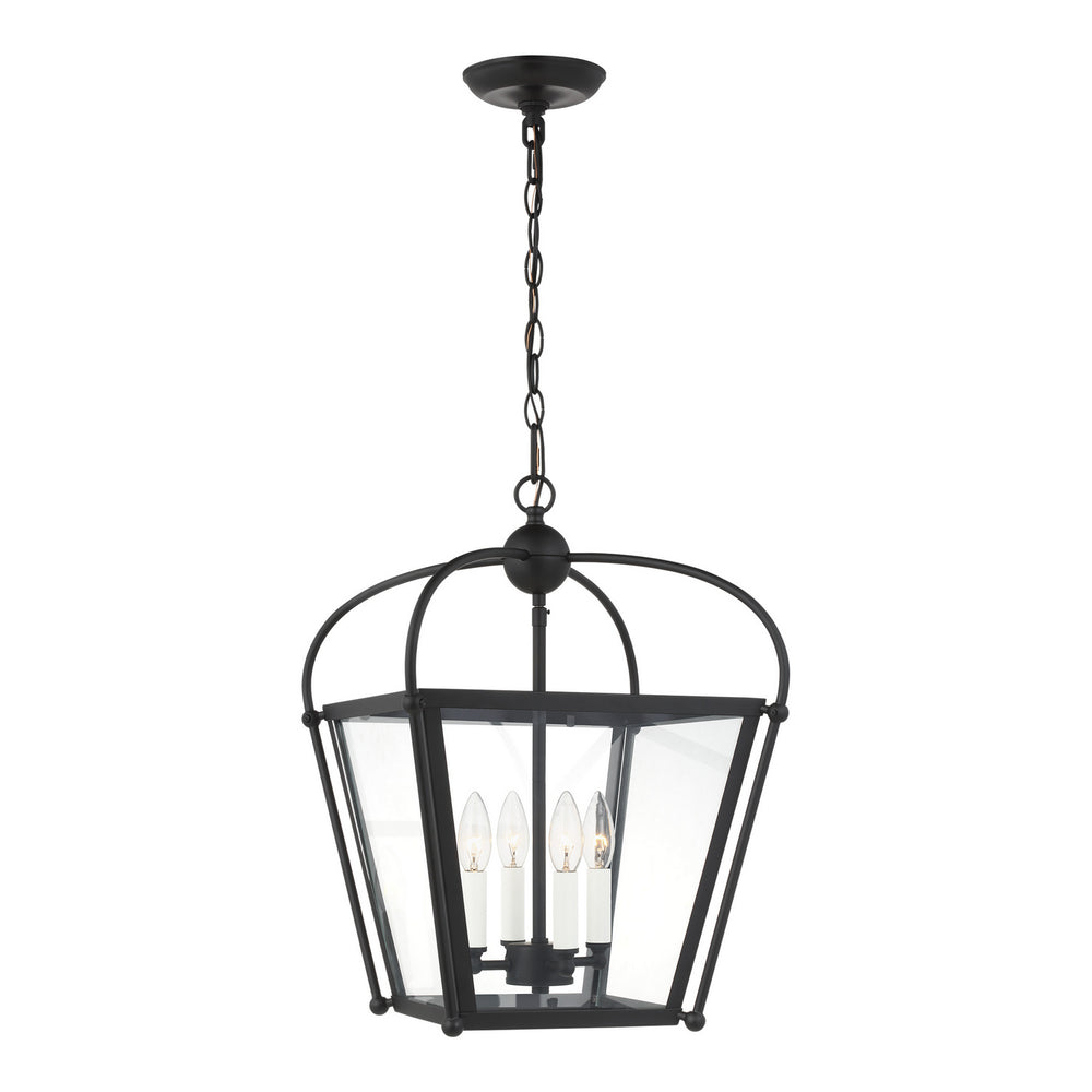 Visual Comfort Studio Canada - Four Light Lantern - Charleston - Midnight Black- Union Lighting Luminaires Decor