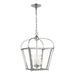 Visual Comfort Studio Canada - Four Light Lantern - Charleston - Antique Brushed Nickel- Union Lighting Luminaires Decor