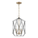 Visual Comfort Studio Canada - Three Light Lantern - Zarra - Satin Brass- Union Lighting Luminaires Decor