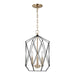 Visual Comfort Studio Canada - Three Light Lantern - Zarra - Satin Brass- Union Lighting Luminaires Decor