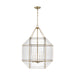 Visual Comfort Studio Canada - Four Light Lantern - Morrison - Satin Brass- Union Lighting Luminaires Decor