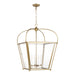 Visual Comfort Studio Canada - Four Light Foyer - Charleston - Satin Brass- Union Lighting Luminaires Decor