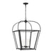 Visual Comfort Studio Canada - Four Light Foyer - Charleston - Midnight Black- Union Lighting Luminaires Decor