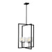 Generation Lighting Canada - Four Light Hall / Foyer - Mitte - Midnight Black- Union Lighting Luminaires Decor
