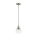 Generation Lighting Canada - One Light Mini-Pendant - Belton - Brushed Nickel- Union Lighting Luminaires Decor