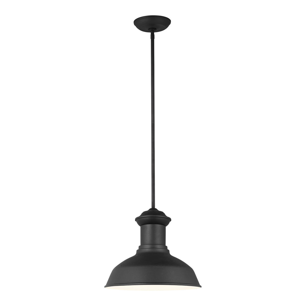 Generation Lighting Canada - One Light Outdoor Pendant - Fredricksburg - Black- Union Lighting Luminaires Decor