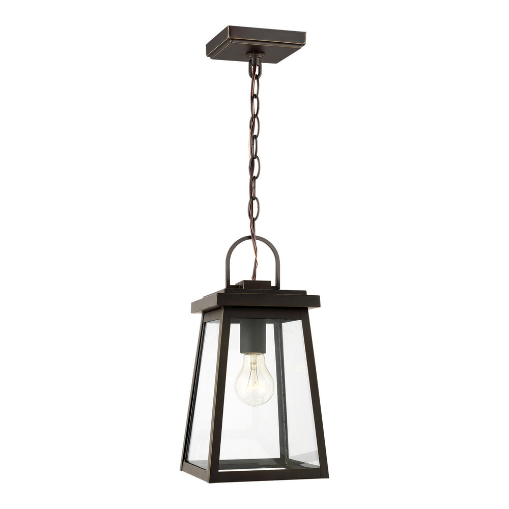 Visual Comfort Studio Canada - One Light Outdoor Pendant - Founders - Antique Bronze- Union Lighting Luminaires Decor