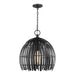 Visual Comfort Studio Canada - One Light Pendant - Hanalei - Midnight Black- Union Lighting Luminaires Decor