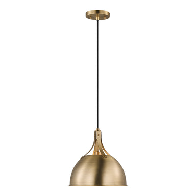 Visual Comfort Studio Canada - One Light Pendant - Rockland - Satin Brass- Union Lighting Luminaires Decor