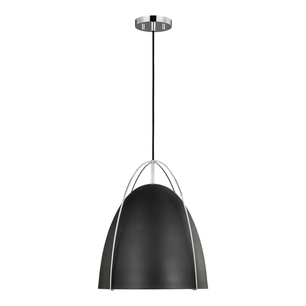 Visual Comfort Studio Canada - One Light Pendant - Norman - Chrome- Union Lighting Luminaires Decor