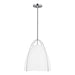 Visual Comfort Studio Canada - One Light Pendant - Norman - Chrome- Union Lighting Luminaires Decor