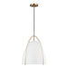 Visual Comfort Studio Canada - One Light Pendant - Norman - Satin Brass- Union Lighting Luminaires Decor