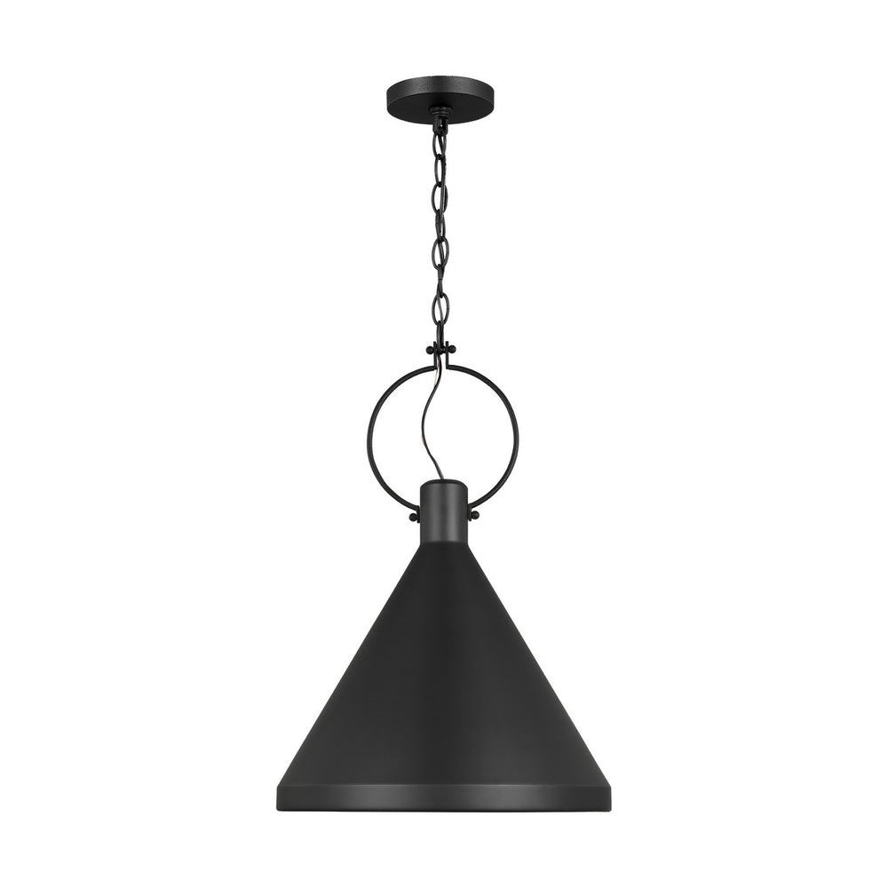 Visual Comfort Studio Canada - One Light Pendant - Lyon - Midnight Black- Union Lighting Luminaires Decor