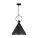 Visual Comfort Studio Canada - One Light Pendant - Lyon - Midnight Black- Union Lighting Luminaires Decor